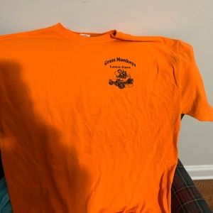 Cute Grass Monkey lawn care shirt